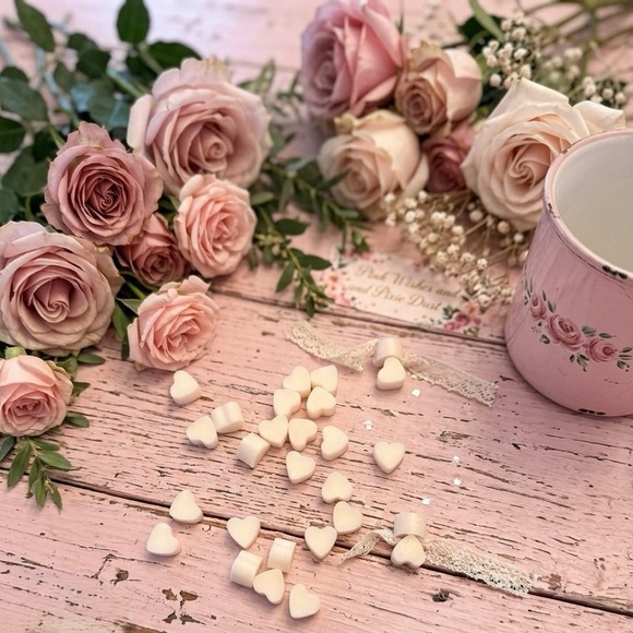 Hand Crafted Other - Pink Wishes & Pixie Dust Heart Shaped Wax Melts